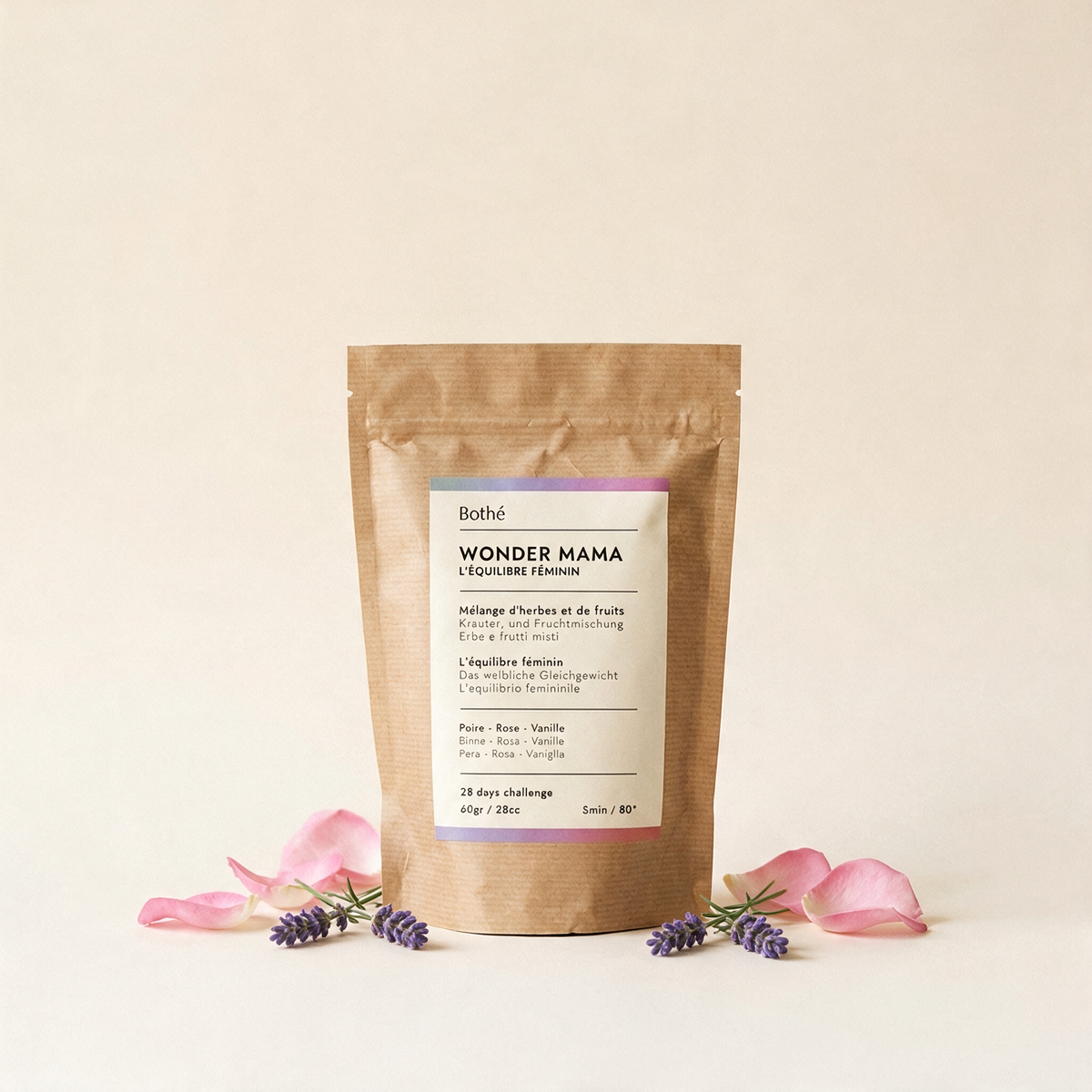 Sachet WONDER MAMA Bothé, infusion de mélisse, poire et lavande